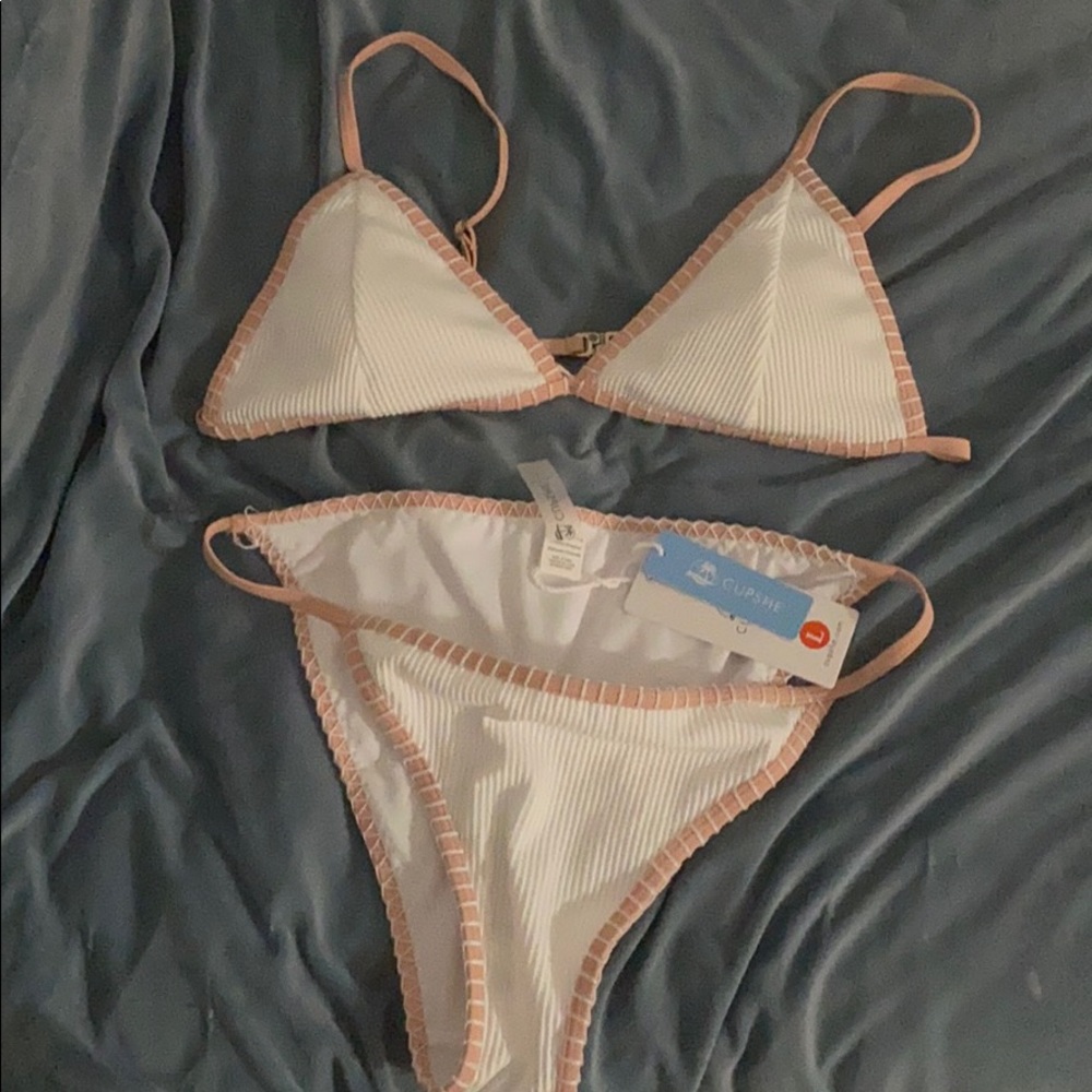Cupshe white bikini
